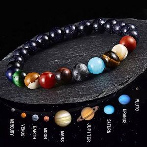 Eight Planets Natural Stone Bracelet